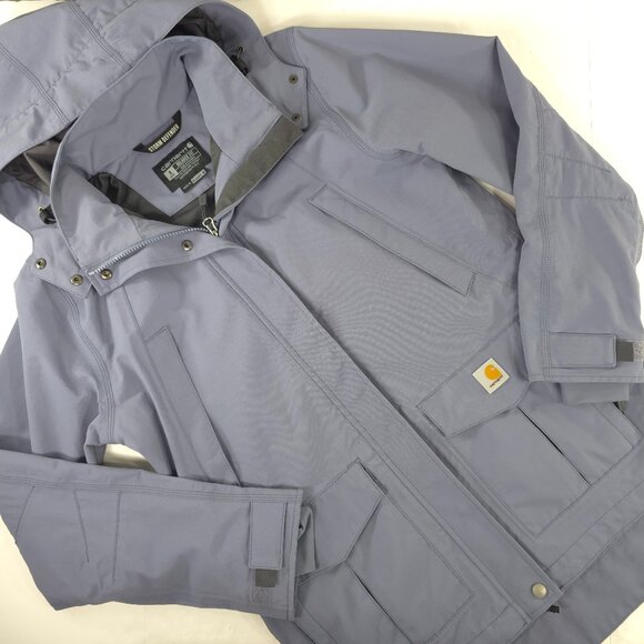 Carhartt Jackets & Blazers - CARHARTT Storm Defender JACKET WOMEN'S SIZE SMALL 4-6 Folkstone Gray RELAXED FIT